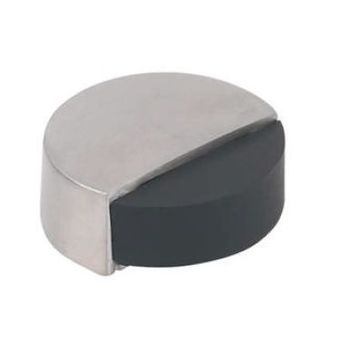 Click Here To Enlarge This Photo Of Eclipse 34715 Satin Stainless Steel 51mm Solid Half Moon Buffer Floor Door Stop
