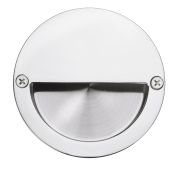 Eclipse 34568 Polished Stainless Steel 90mm Face Fix Circular Flush Pull