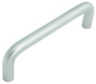 Eclipse 34445 Satin Stainless Steel 100mm x 10mm D Shaped Cabinet Handle