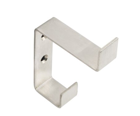 Click Here To Enlarge This Photo Of Eclipse 34448 Satin Stainless Steel Heavy Duty Hat & Coat Hook
