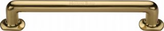 V1376 330-PB Heritage Brass Door Pull Handle Traditional Design 330mm Polished Brass Finish