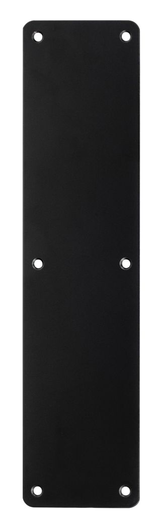 Eclipse 34955 Matt Black (SS) 305mm x 75mm Finger Plate with Radius Corners