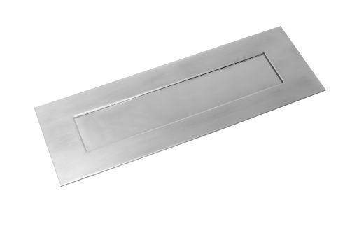Click Here To Enlarge This Photo Of Eclipse 34511 Polished Stainless Steel (G304) 330mm x 110mm Letter Plate (250mm x 50mm Aperture)