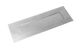 Eclipse 34511 Polished Stainless Steel (G304) 330mm x 110mm Letter Plate (250mm x 50mm Aperture)