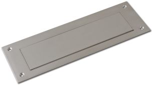 Eclipse 34512 Satin Stainless Steel 300mm x 100mm Concealed Internal Letter Flap