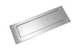 Eclipse 34513 Polished Stainless Steel 300mm x 100mm Concealed Internal Letter Flap