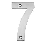 Eclipse 34727 Satin Stainless Steel (G304) 102mm Face Fix Numeral 7