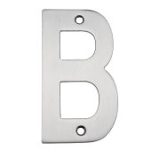 Eclipse 34732 Satin Stainless Steel (G304) 102mm Face Fix Letter B