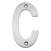 Eclipse 34733 Satin Stainless Steel (G304) 102mm Face Fix Letter C