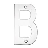 Eclipse 34782 Polished Stainless Steel (G304) 102mm Face Fix Letter B