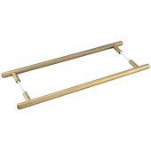 BUR1000ABB2B Frelan Hardware Burlington Belgrave Pull Handles 425 x 20mm Back to Back Antique Brass