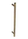 BUR1000ABFF Frelan Hardware Burlington Belgrave Pull Handle 425 x 20mm Face Fix Antique Brass