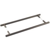 BUR1000DBB2B Frelan Hardware Burlington Belgrave Pull Handles 425 x 20mm Back to Back Dark Bronze