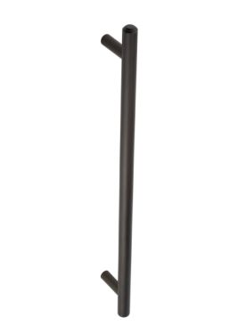 Click Here To Enlarge This Photo Of BUR1000DBFF Frelan Hardware Burlington Belgrave Pull Handle 425 x 20mm Face Fix Dark Bronze