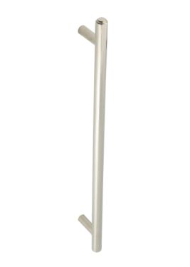 Click Here To Enlarge This Photo Of BUR1000PN Frelan Hardware Burlington Belgrave Pull Handle 425 x 20mm Bolt Through Polished Nickel