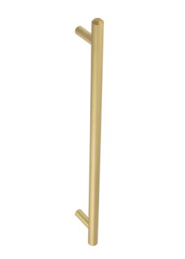 Click Here To Enlarge This Photo Of BUR1000SB Frelan Hardware Burlington Belgrave Pull Handle 425 x 20mm Bolt Through Satin Brass