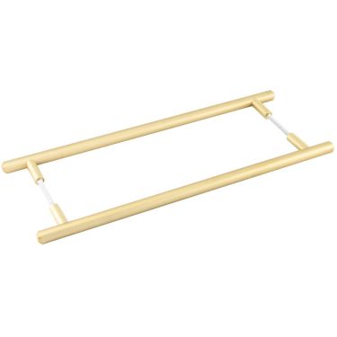 Click Here To Enlarge This Photo Of BUR1000SBB2B Frelan Hardware Burlington Belgrave Pull Handles 425 x 20mm Back to Back Satin Brass