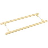 BUR1000SBB2B Frelan Hardware Burlington Belgrave Pull Handles 425 x 20mm Back to Back Satin Brass