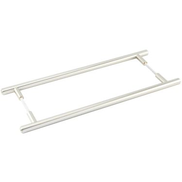 Click Here To Enlarge This Photo Of BUR1000SNB2B Frelan Hardware Burlington Belgrave Pull Handles 425 x 20mm Back to Back Satin Nickel