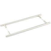 BUR1000SNB2B Frelan Hardware Burlington Belgrave Pull Handles 425 x 20mm Back to Back Satin Nickel