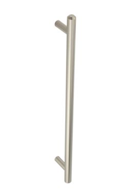 Click Here To Enlarge This Photo Of BUR1000SNFF Frelan Hardware Burlington Belgrave Pull Handle 425 x 20mm Face Fixing Satin Nickel