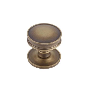 Click Here To Enlarge This Photo Of BUR100AB Frelan Hardware Burlington Berkeley Mortice Door Knob Antique Brass