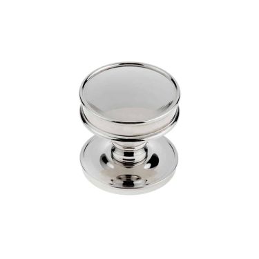 Click Here To Enlarge This Photo Of BUR100PN Frelan Hardware Burlington Berkeley Mortice Door Knob Polished Nickel