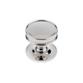 BUR100PN Frelan Hardware Burlington Berkeley Mortice Door Knob Polished Nickel