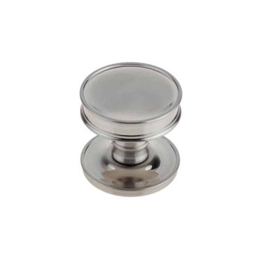 Click Here To Enlarge This Photo Of BUR100SN Frelan Hardware Burlington Berkeley Mortice Door Knob Satin Nickel