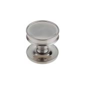 BUR100SN Frelan Hardware Burlington Berkeley Mortice Door Knob Satin Nickel