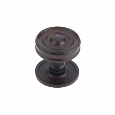 Click Here To Enlarge This Photo Of BUR101DB Frelan Hardware Burlington Bloomsbury Mortice Door Knob Dark Bronze