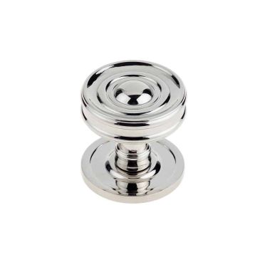 Click Here To Enlarge This Photo Of BUR101PN Frelan Hardware Burlington Bloomsbury Mortice Door Knob Polished Nickel