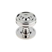 BUR101PN Frelan Hardware Burlington Bloomsbury Mortice Door Knob Polished Nickel