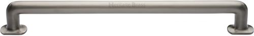 Click Here To Enlarge This Photo Of V1376 482-SN Heritage Brass Door Pull Handle Traditional Design 482mm Satin Nickel Finish