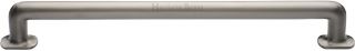 V1376 482-SN Heritage Brass Door Pull Handle Traditional Design 482mm Satin Nickel Finish