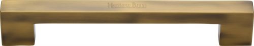 Click Here To Enlarge This Photo Of V1390 305-AT Heritage Brass Door Pull Handle Urban Design 305mm Antique Brass Finish