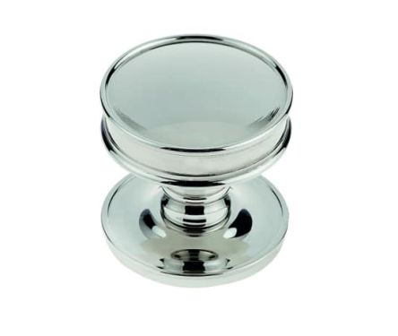Click Here To Enlarge This Photo Of BUR110PN Frelan Hardware Burlington Berkeley 40mm Cupboard Knob Polished Nickel