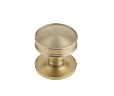 Click Here To Enlarge This Photo Of BUR110SB Frelan Hardware Burlington Berkeley 40mm Cupboard Knob Satin Brass