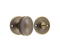 BUR120AB Frelan Hardware Burlington 40mm Turn & Release Antique Brass