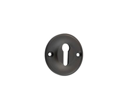 Click Here To Enlarge This Photo Of BUR121DB Frelan Hardware Burlington 40mm Standard Keyway Escutcheon 40mm Dark Bronze
