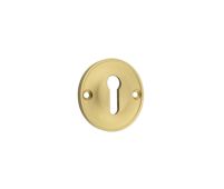 BUR121SB Frelan Hardware Burlington 40mm Standard Keyway Escutcheon 40mm Satin Brass