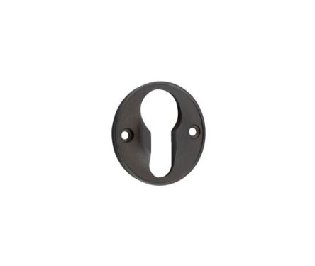 Click Here To Enlarge This Photo Of BUR122DB Frelan Hardware Burlington 40mm Euro Profile Escutcheon 40mm Dark Bronze