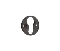 BUR122DB Frelan Hardware Burlington 40mm Euro Profile Escutcheon 40mm Dark Bronze