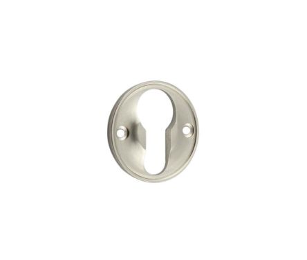 Click Here To Enlarge This Photo Of BUR122SN Frelan Hardware Burlington 40mm Euro Profile Escutcheon 40mm Satin Nickel