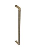 BUR130ABFF Frelan Hardware Burlington Westminster Pull Handle 425 x 20mm Face Fix Antique Brass