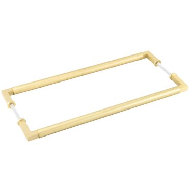 Click Here To Enlarge This Photo Of BUR130SBB2B Frelan Hardware Burlington Westminster Pull Handles 425 x 20mm Back to Back Satin Brass