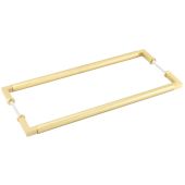 BUR130SBB2B Frelan Hardware Burlington Westminster Pull Handles 425 x 20mm Back to Back Satin Brass