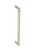 BUR130SN Frelan Hardware Burlington Westminster Pull Handle 425 x 20mm Bolt Through Satin Nickel