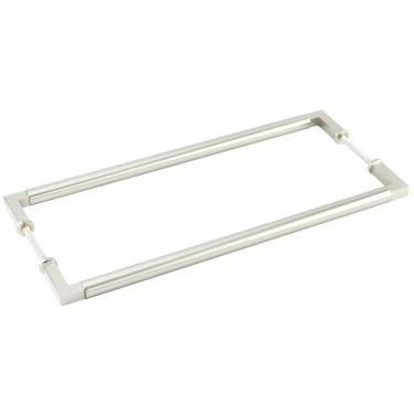 Click Here To Enlarge This Photo Of BUR130SNB2B Frelan Hardware Burlington Westminster Pull Handles 425 x 20mm Back to Back Satin Nickel