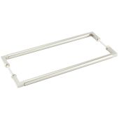 BUR130SNB2B Frelan Hardware Burlington Westminster Pull Handles 425 x 20mm Back to Back Satin Nickel